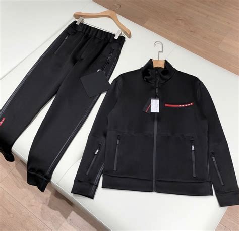 prada tracksuit women|prada jogging suit women's.